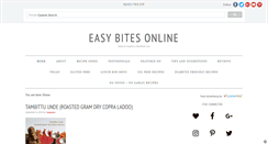 Desktop Screenshot of easybitesonline.com