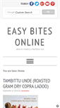 Mobile Screenshot of easybitesonline.com